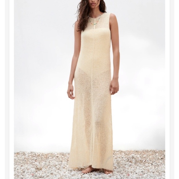 Zara Dresses & Skirts - ZARA Knit Sleeveless Maxi Dress NWT